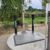 Kominki z wkładem węglowym na pompowni ścieków Pasywne filtry kominkowe
