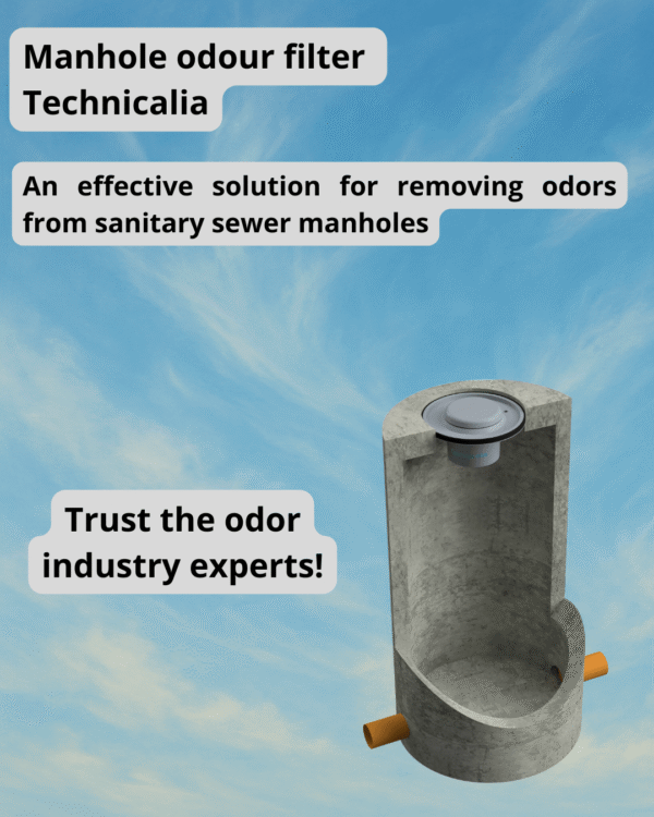 1 Manhole odor filter - general Biologiczny filtr podwłazowy Ø600
