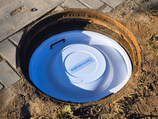 Podwłazówka zamontowana Biologiczny filtr podwłazowy Ø600